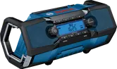 Bosch GPB 18V-2 C radio with digital FM display.