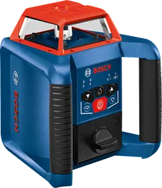 Bosch GRL 350 HV rotation laser leveling tool.