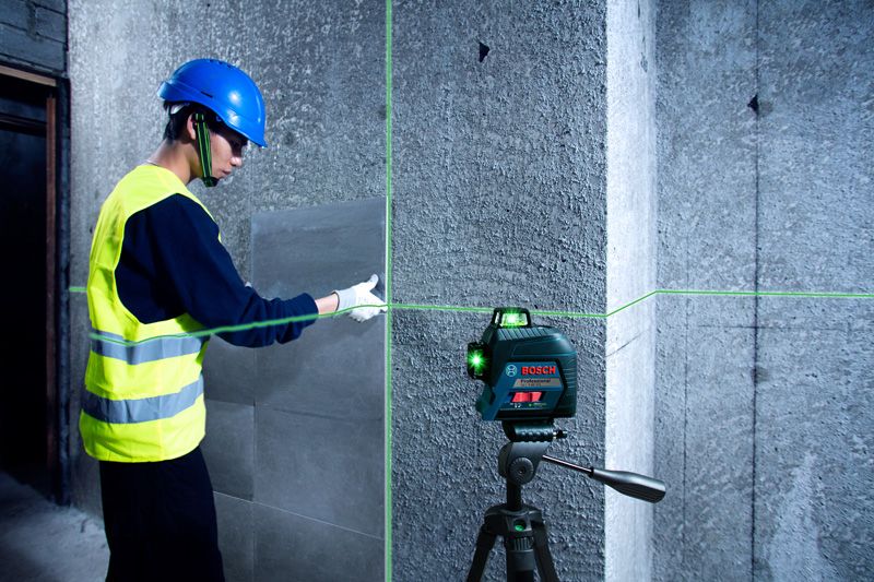 Bosch GLL 3-60 XG Professional Laser Level 360 Auto Leveling Green 12-line  Lasers Indoor And Outdoor Precise Construction Tools