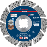Bosch EXPERT MultiMaterial X-LOCK diamond cutting disc 125 mm.