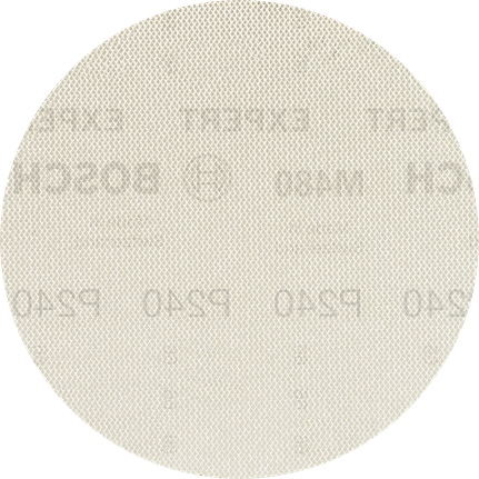 EXPERT M480 Sanding Net for Random Orbital Sanders 125 mm, G 240 5-pc Bosch EXPERT M480 Sanding Net disc 125 mm G 240.