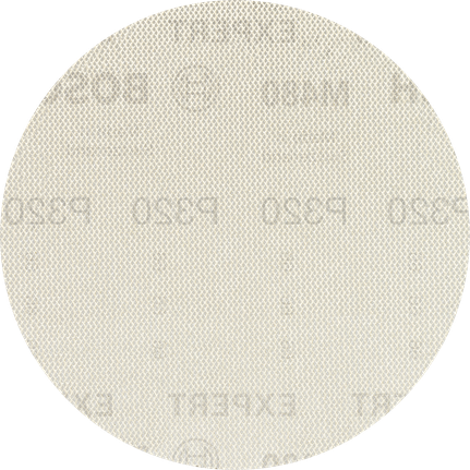 EXPERT M480 Sanding Net for Random Orbital Sanders 125 mm, G 320 5-pc Bosch EXPERT M480 Sanding Net 125mm G320 open mesh.