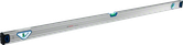 Bosch aluminum spirit level with horizontal vial.
