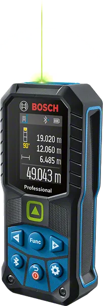 GLM 50-27 CG Bosch GLM 50-27 CG laser measure with display screen.