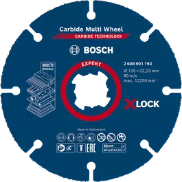 EXPERT Carbide Multi Wheel X-LOCK Cutting Discs