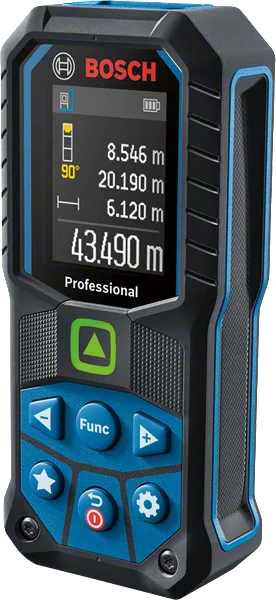 Bosch GLM 50-23 G laser measure with digital display.
