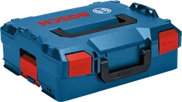 Bosch L-BOXX 136 carrying case with 100 kg top load capacity.