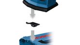 Bosch GAL 18V6-80 charger with mounting plate.