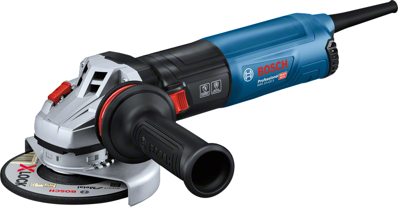 Bosch GWS 14-125 S angle grinder with X-LOCK system.