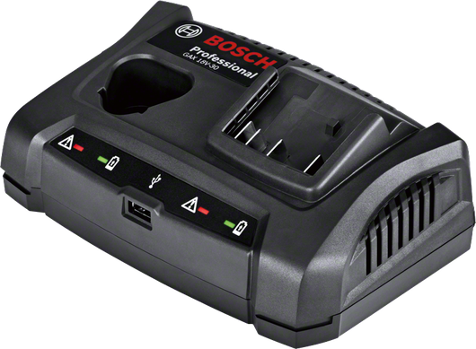 GAX 18V-30 Bosch GAX 18V-30 charger with USB port.