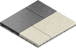 Hard tiles.