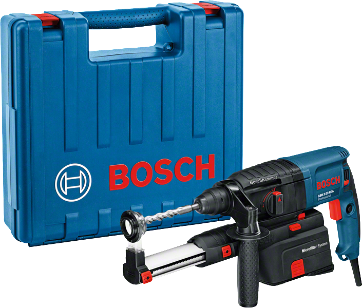Bosch GBH 2-23 REA rotary hammer with dust extraction.