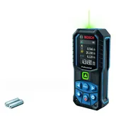 Bosch GLM50-23G laser measure with green beam display.