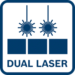 Precision Dual Laser; precise and intuitive thanks to laser projection of cutting line left and right of the saw blade