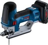 Bosch GST 18V-155 SC cordless jigsaw with 4Ah ProCORE battery.