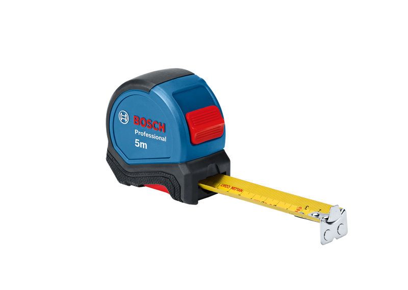 Hand Tool Mixed Set 13pc Bosch 5m tape measure with standout hand tool feature.