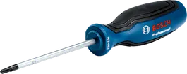 Bosch T20x100 blue torque screwdriver with ergonomic grip.