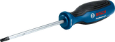 Bosch T30 screwdriver with ergonomic blue handle