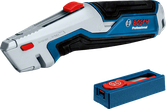 Bosch utility knife set with replaceable blade system.