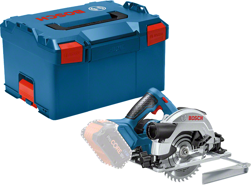Bosch GKS 18V-57 G cordless circular saw with case.
