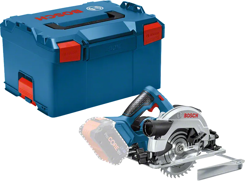 Bosch GKS 18V-57 G cordless circular saw with case.
