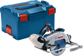 Bosch GKS 18V-68 GC cordless circular saw with case.