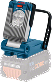 Bosch GLI VariLED cordless work light with adjustable stand.