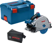 Bosch GKT 18V-52 GC cordless track saw with case.
