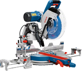 Bosch GCM 12 GDL sliding mitre saw with GTA 3800 stand.