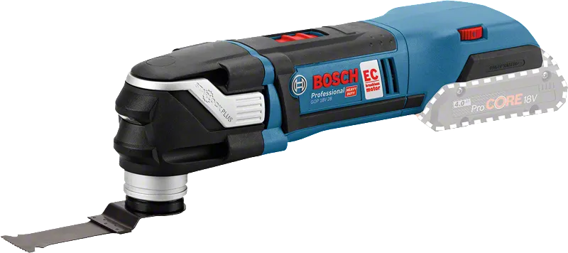 Bosch GOP 18V-28 cordless multi-tool with StarlockPlus.