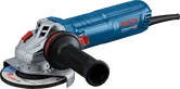 Bosch GWS 12-125 S angle grinder with ergonomic side handle.