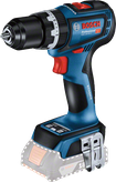 Bosch GSB 18V-90 C cordless drill with metal belt clip.