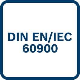 Tool certified according to DIN EN/IEC 60900