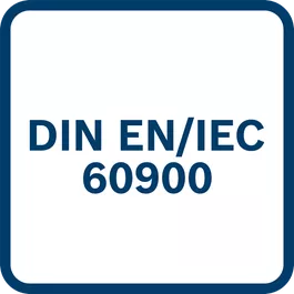 Tool certified according to DIN EN/IEC 60900