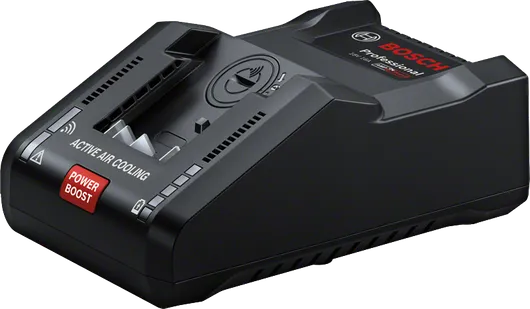 GAL 18V-160 C Bosch GAL 18V-160 C charger with active air cooling.