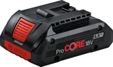 Bosch ProCORE 18V 4.0Ah battery pack.