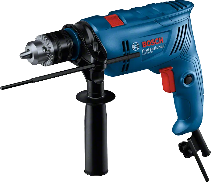 GSB 600 Bosch GSB 600 impact drill with side handle.