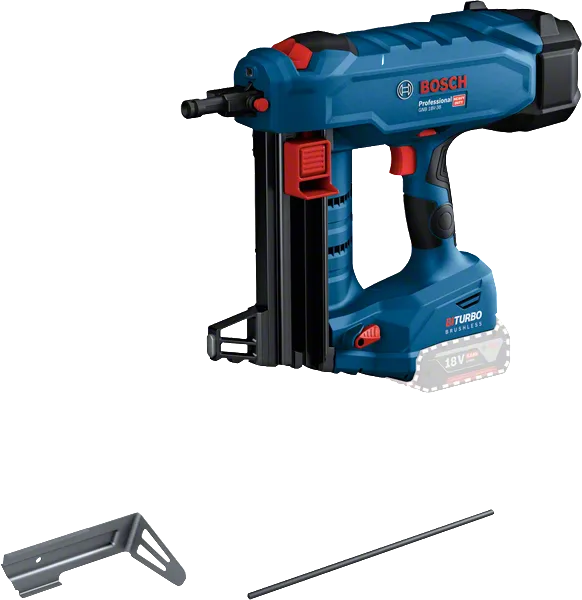 Bosch GNB 18V-38 cordless nailer with brushless motor.