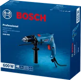 Bosch GSB 600 impact drill packaging.