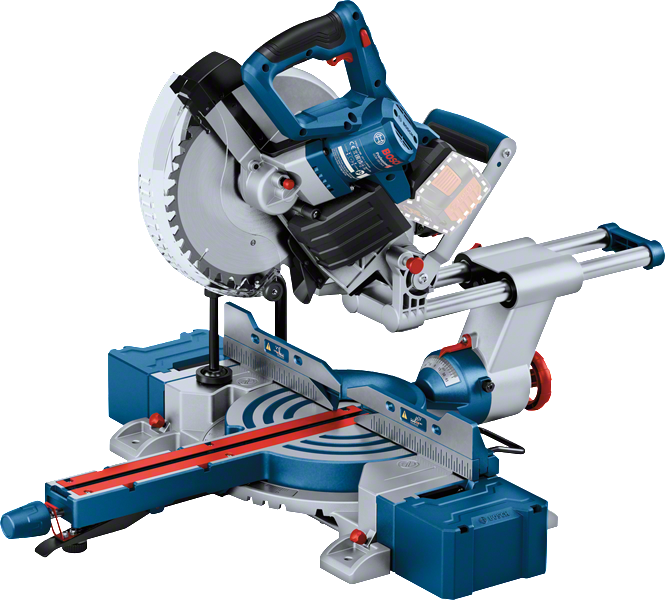 Bosch GCM 18V-254 cordless sliding miter saw.