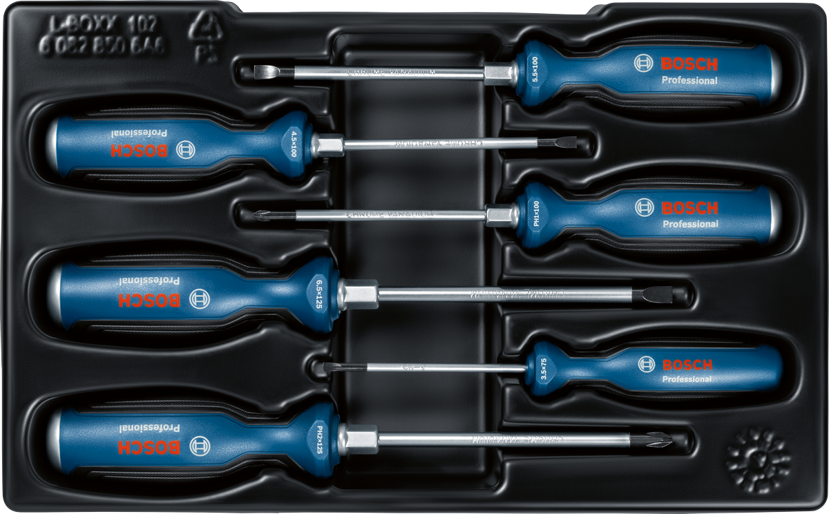 Screwdriver Set SL/PH 6 pcs Professional