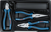 Bosch plier set 3 pcs with ergonomic handles.