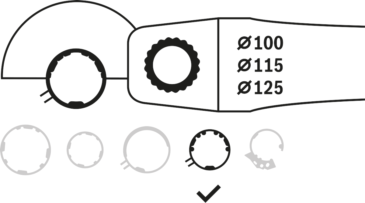Combination guard compatibility 100 115 125.