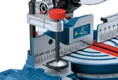 Bosch GCM 254 mitre saw with precise angle adjustment.