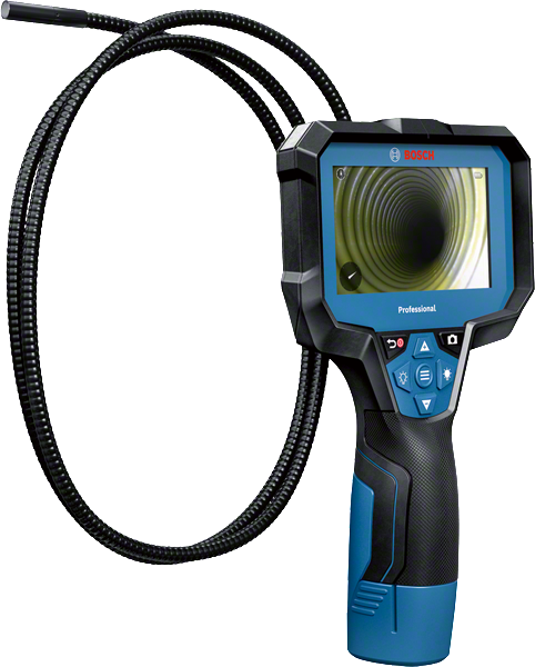 Bosch GIC 12V-4-23 C inspection camera with 4.3-inch display.