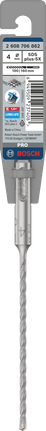PRO SDS plus-5X Hammer Drill Bit, 4 x 100 x 160 mm PRO SDS plus-5X Hammer Drill Bit, 4 x 100 x 160 mm