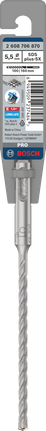 PRO SDS plus-5X Hammer Drill Bit, 5.5 x 100 x 160 mm PRO SDS plus-5X Hammer Drill Bit, 5.5 x 100 x 160 mm