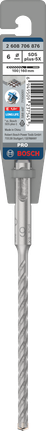 PRO SDS plus-5X Hammer Drill Bit, 6 x 100 x 160 mm PRO SDS plus-5X Hammer Drill Bit, 6 x 100 x 160 mm