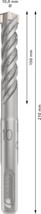 PRO SDS plus-5X Hammer Drill Bit, 10 x 50 x 110 mm PRO SDS plus-5X Hammer Drill Bit, 10 x 50 x 110 mm