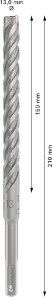 PRO SDS plus-5X Hammer Drill Bit, 13 x 150 x 210 mm PRO SDS plus-5X Hammer Drill Bit, 13 x 150 x 210 mm